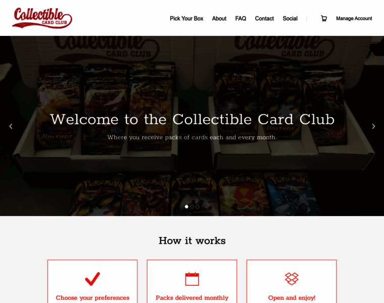 Collectiblecardclub.com thumbnail