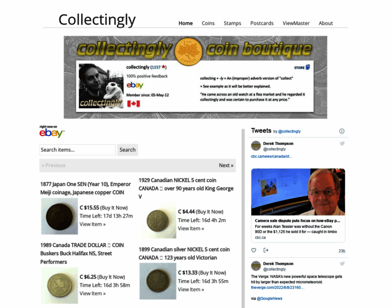 Collectingly.com thumbnail