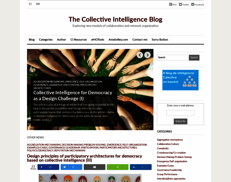 Collectiveintelligenceblog.com thumbnail
