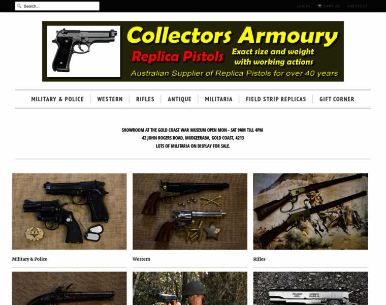 Collectorsarmoury.com.au thumbnail