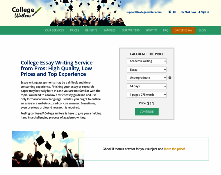 College-writers.com thumbnail