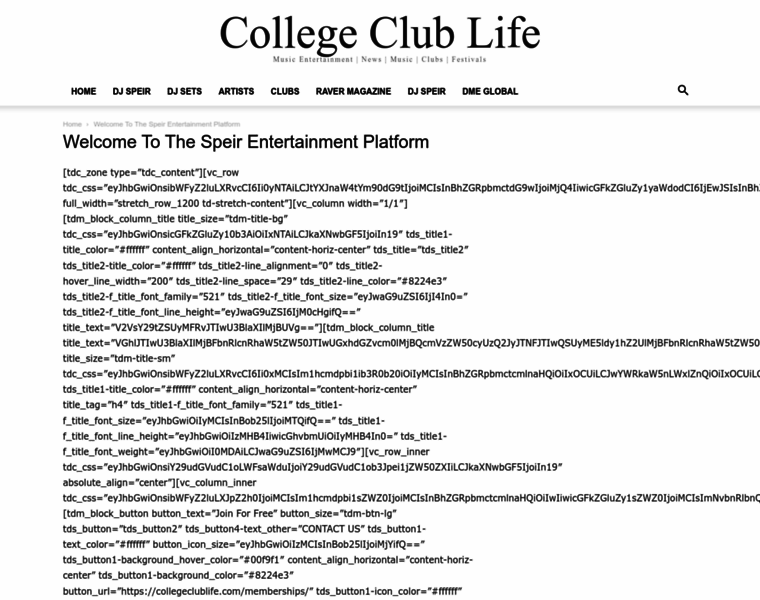 Collegeclublife.com thumbnail