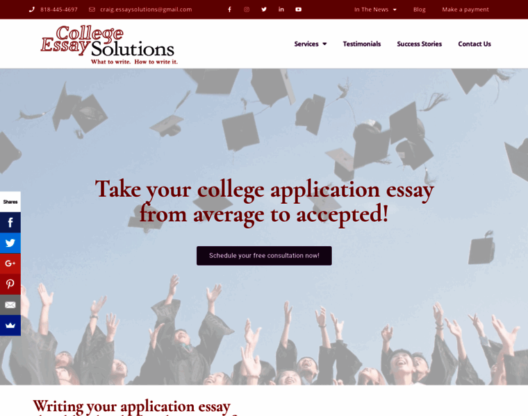 Collegeessaysolutions.com thumbnail