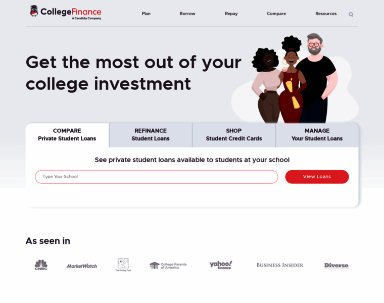 Collegefinance.com thumbnail
