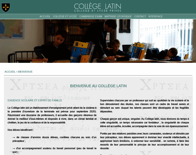 Collegelatin.fr thumbnail