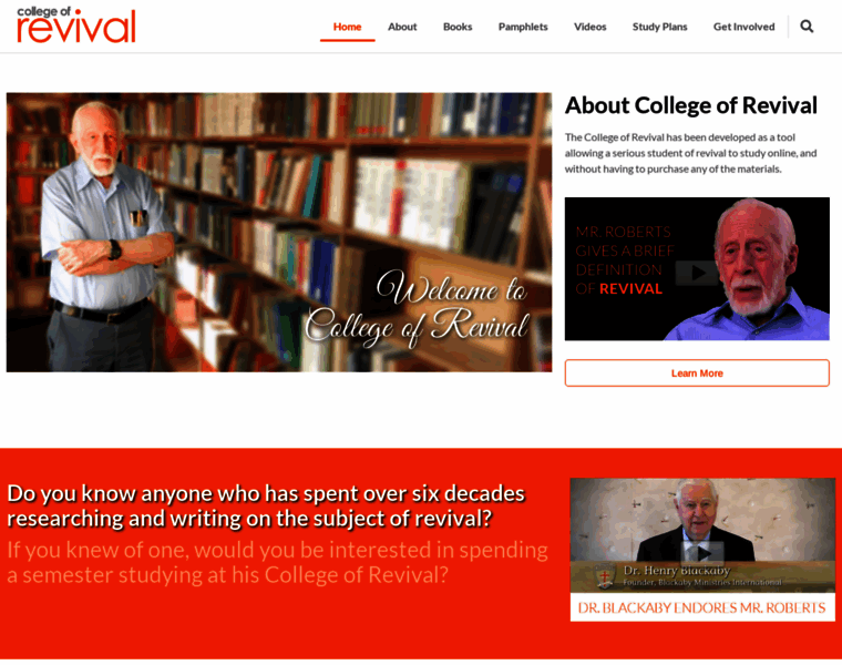 Collegeofrevival.org thumbnail