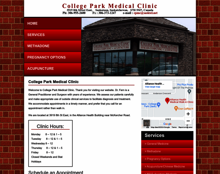 Collegeparkmedicalclinicsk.ca thumbnail