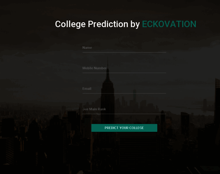Collegepredictor.eckovation.com thumbnail