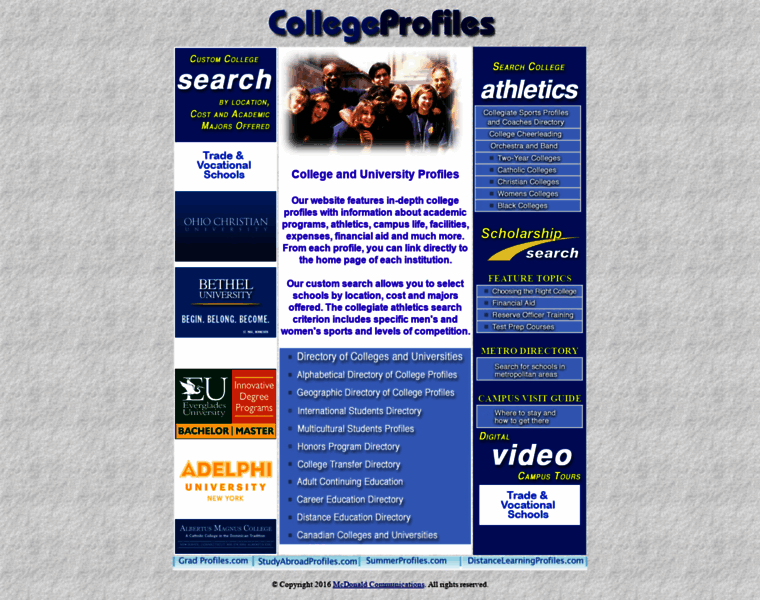 Collegeprofiles.com thumbnail