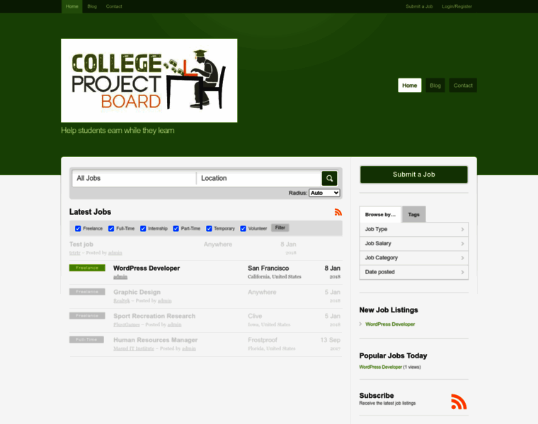 Collegeprojectboard.com thumbnail