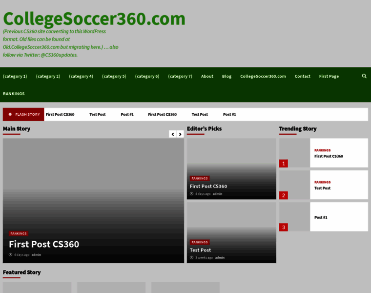 Collegesoccer360.com thumbnail