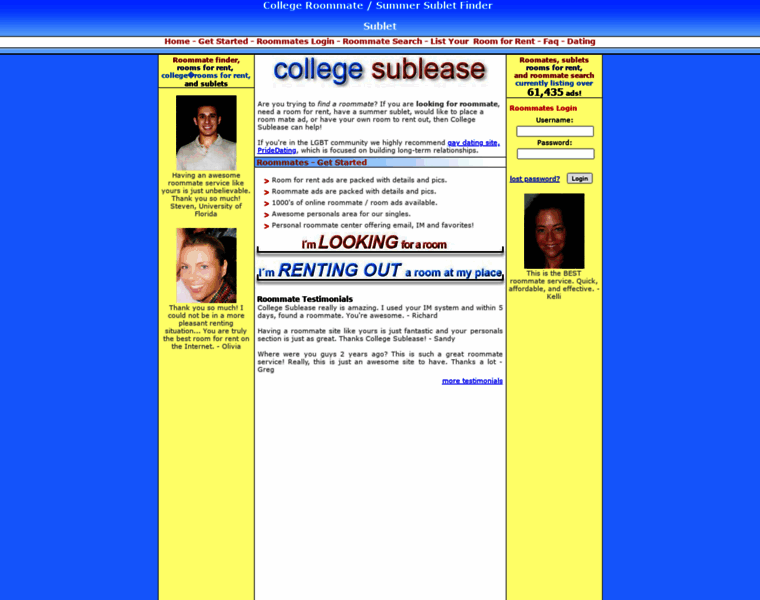 Collegesublease.com thumbnail