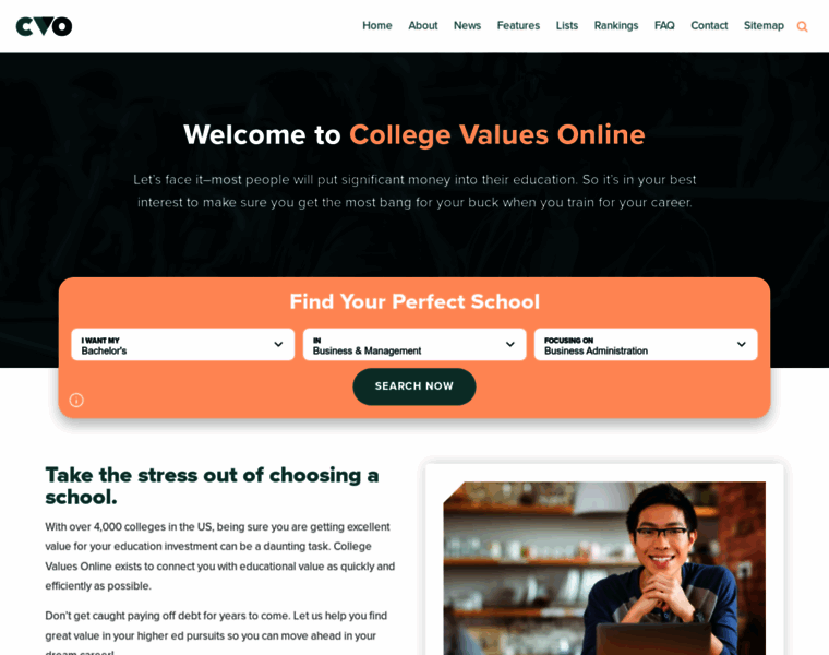 Collegevaluesonline.com thumbnail