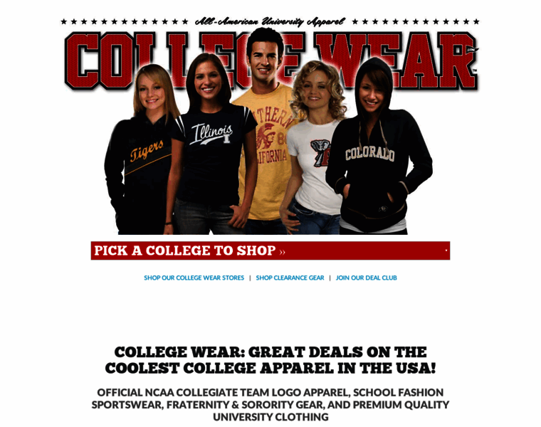 Collegewear.com thumbnail