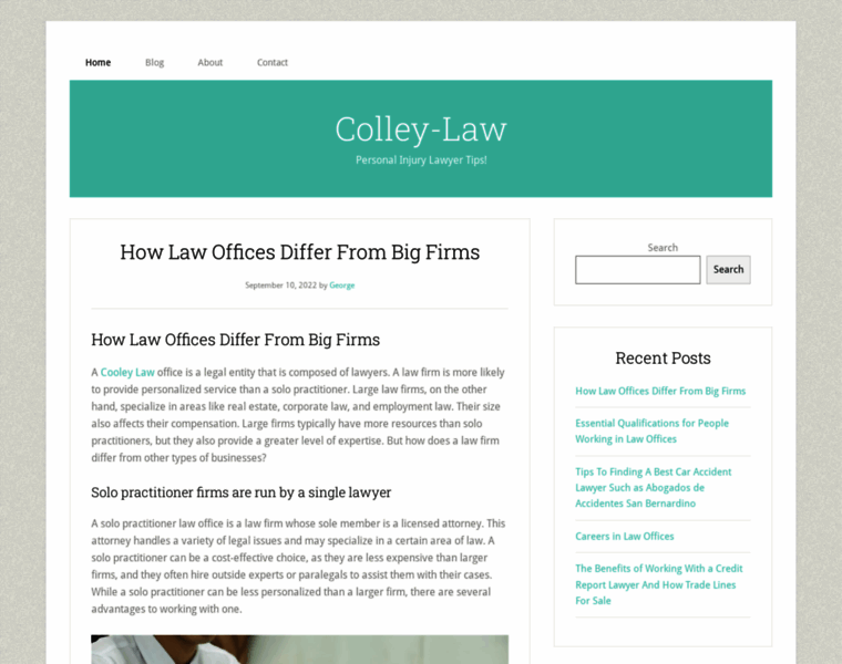 Colley-law.com thumbnail