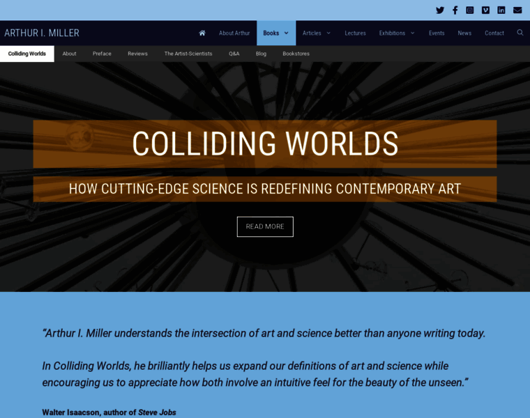 Collidingworlds.org thumbnail