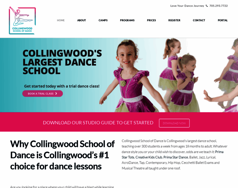 Collingwoodschoolofdance.ca thumbnail