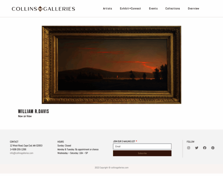 Collinsgalleries.com thumbnail