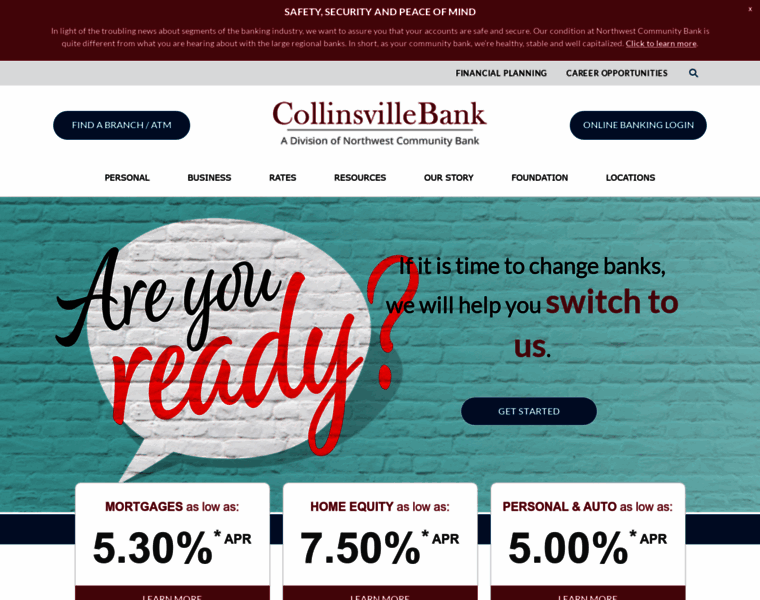 Collinsvillebank.com thumbnail