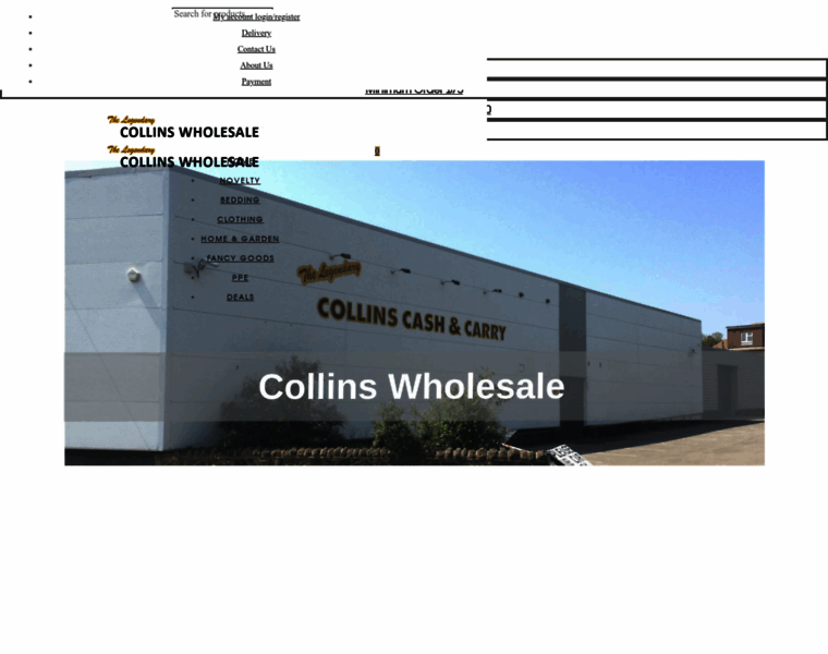 Collinswholesale.co.uk thumbnail