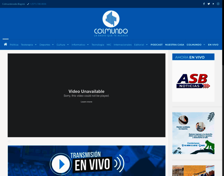 Colmundoradio.com.co thumbnail