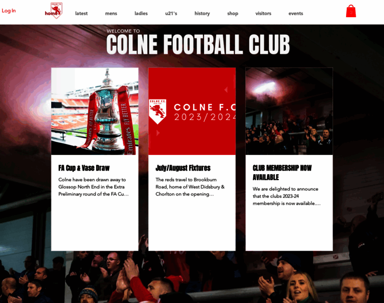 Colnefootballclub.com thumbnail