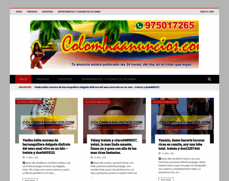 Colombiaanuncios.com thumbnail