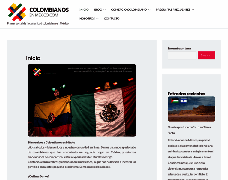 Colombianosenmexico.com thumbnail