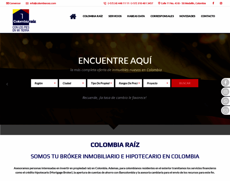 Colombiaraiz.com thumbnail