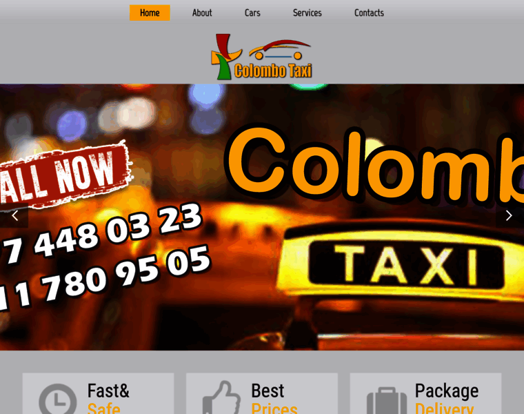 Colombotaxicabs.com thumbnail