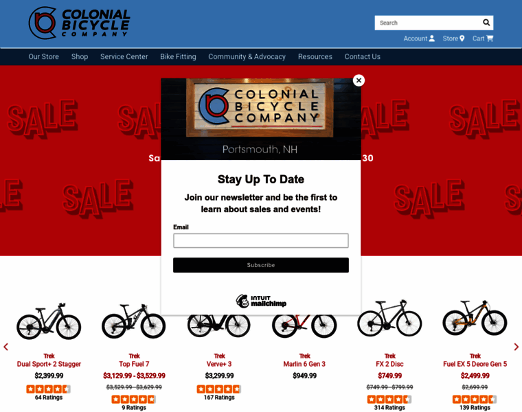 Colonialbicycle.com thumbnail