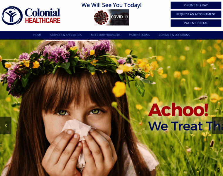 Colonialhealthcare.com thumbnail