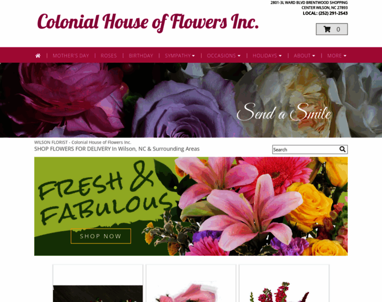 Colonialhouseofflower.com thumbnail