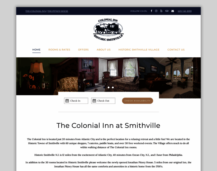 Colonialinnsmithville.com thumbnail