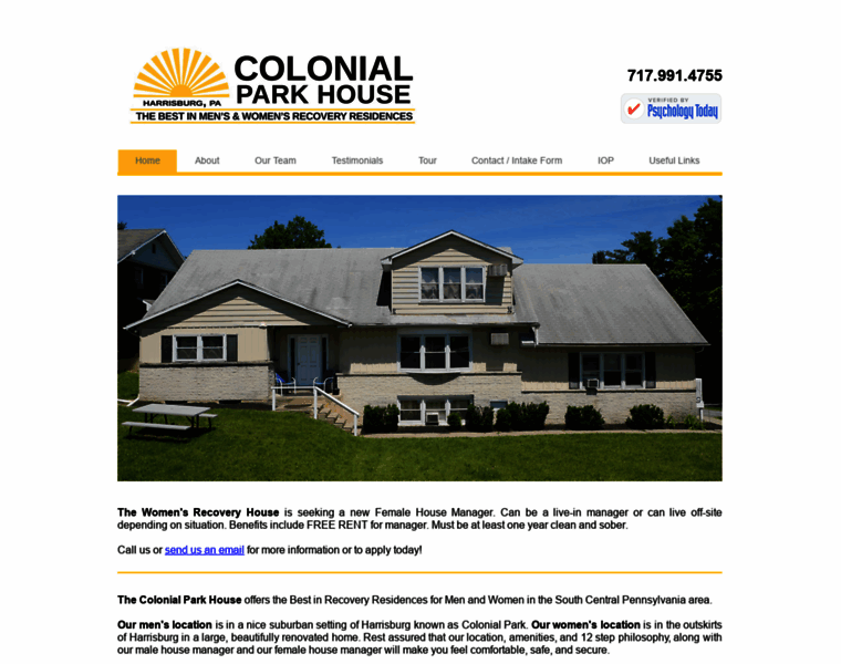 Colonialparkhouse.com thumbnail