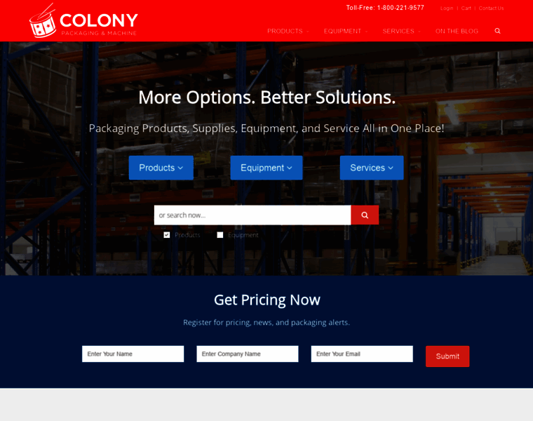 Colonypackaging.com thumbnail