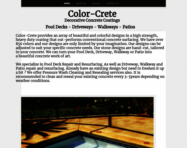 Color-crete.com thumbnail