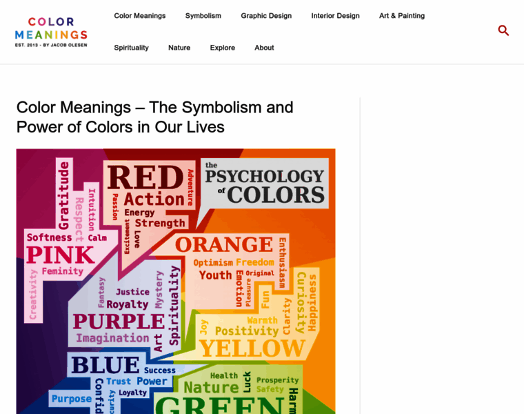 Color-meanings.com thumbnail