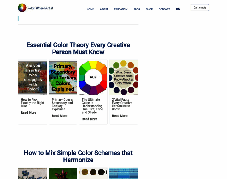 Color-wheel-artist.com thumbnail