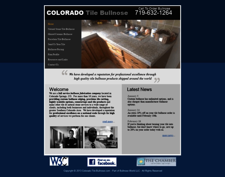 Colorado-tile-bullnose.com thumbnail