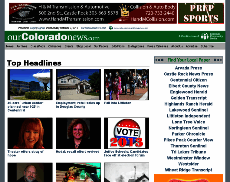 Coloradocommunitynewspapers.com thumbnail