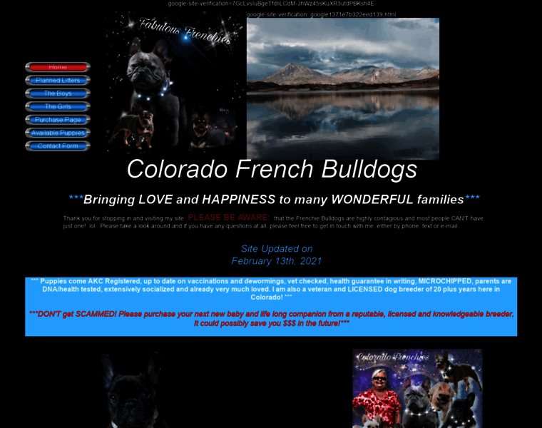 Coloradofrenchbulldogs.com thumbnail