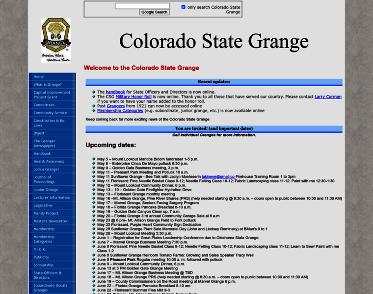 Coloradogrange.org thumbnail