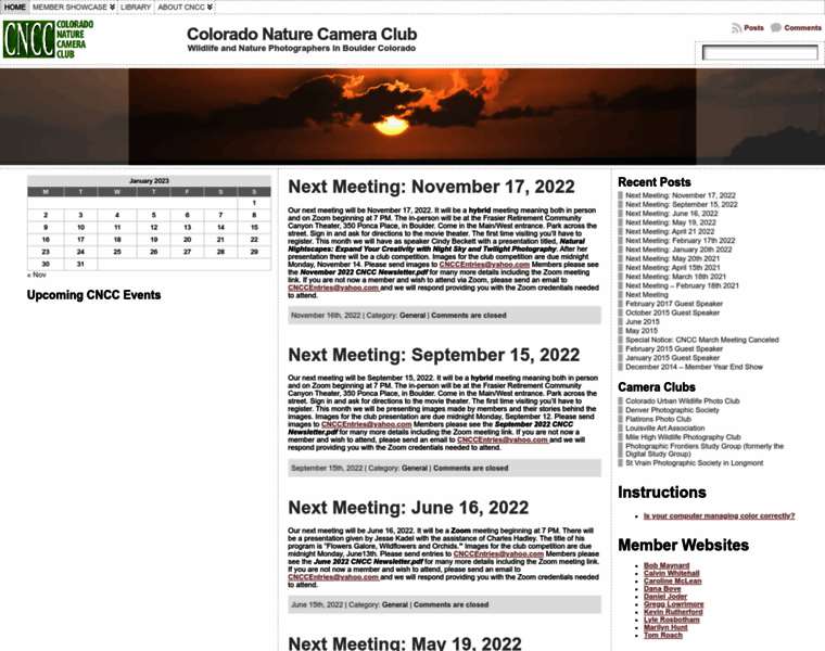 Coloradonaturecameraclub.org thumbnail