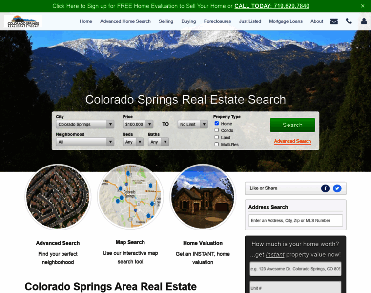 Coloradospringsrealestatetoday.com thumbnail