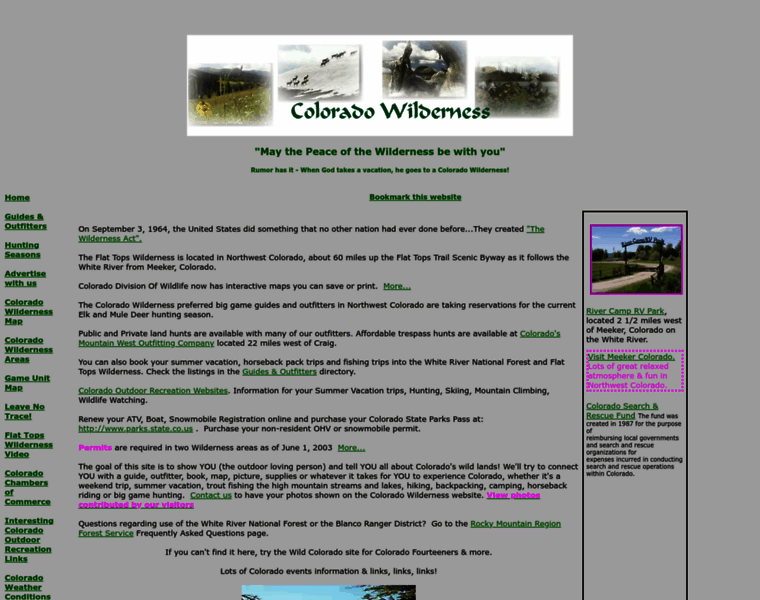 Coloradowilderness.com thumbnail