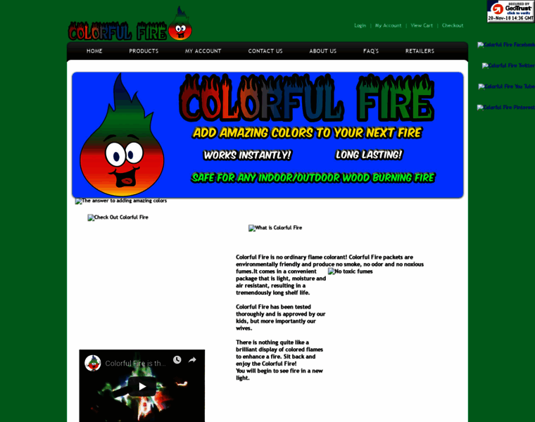 Colorfulfire.com thumbnail