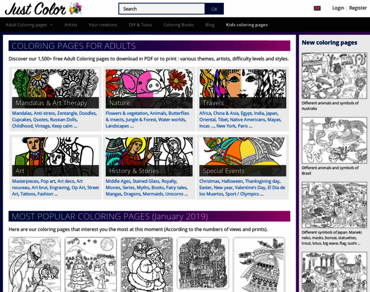 Coloriages-magiques.net thumbnail