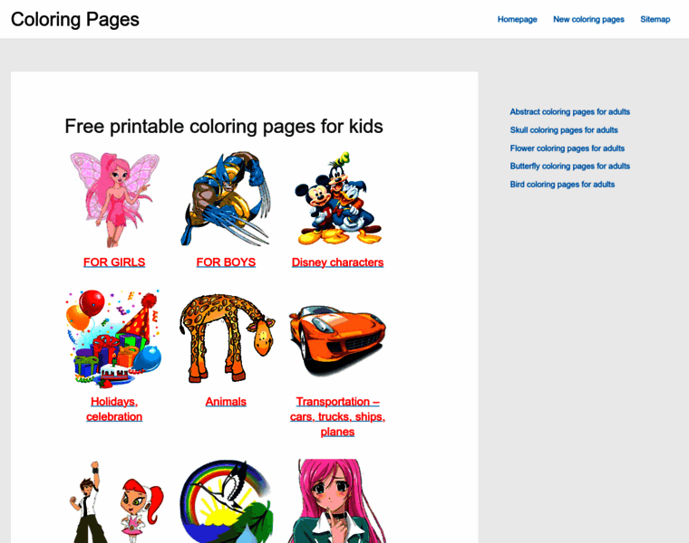 Coloring-pages-printable.com thumbnail