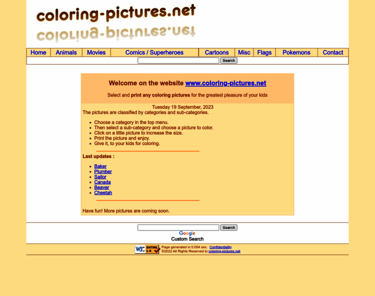 Coloring-pictures.net thumbnail